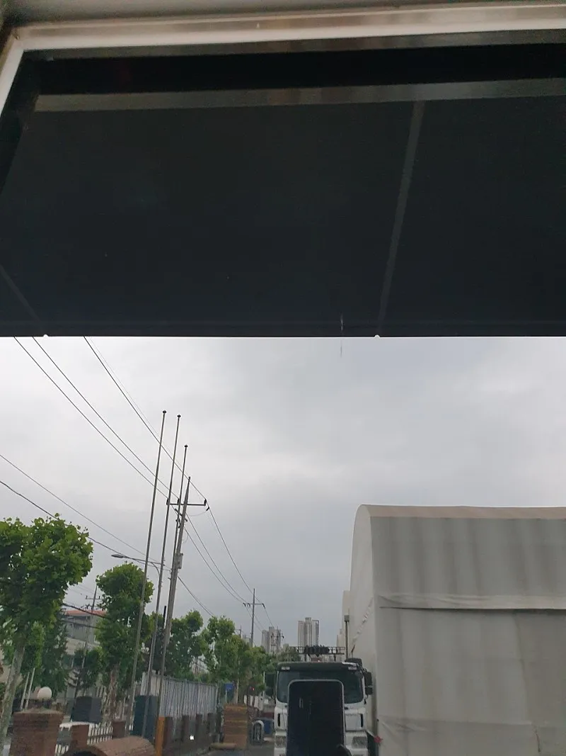 글라스퀸 유리 사용후